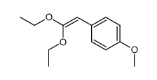 1-(2,2-diethoxyvinyl)-4-methoxybenzene Structure