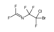 N-(2-bromo-2-chloro-1,1,2-trifluoroethyl)-1,1-difluoromethanimine结构式