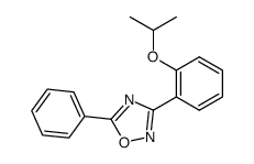 3-(2-isopropoxyphenyl)-5-phenyl-[1,2,4]oxadiazole结构式