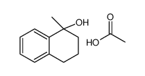 acetic acid,1-methyl-3,4-dihydro-2H-naphthalen-1-ol Structure