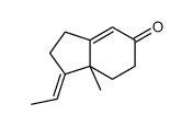 1-ethylidene-7a-methyl-2,3,6,7-tetrahydroinden-5-one Structure