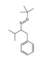 tert-butyl-(3-methyl-1-phenylbutan-2-yl)diazene Structure