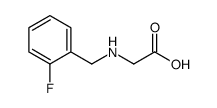 (2-Fluoro-benzylamino)-acetic acid Structure