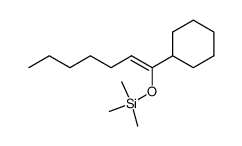 (Z)-1-cyclohexyl-1-(trimethylsiloxy)-1-heptene结构式
