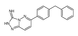 6-(4-benzylphenyl)-[1,2,4]triazolo[4,3-b]pyridazin-3-amine结构式