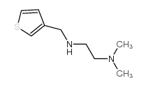 N',N'-dimethyl-N-(thiophen-3-ylmethyl)ethane-1,2-diamine结构式