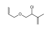 3-chloro-2-methyl-4-prop-2-enoxybut-1-ene结构式