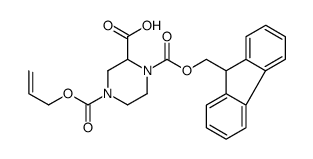 4-[(ALLYLOXY)CARBONYL]PIPERAZINE-2-CARBOXYLIC ACID, N1-FMOC PROTECTED 974-ALLYL 1-(9-H-FLUOREN-9-YLMETHYL) HYDROGEN PIPERAZINE-1,2,4-TRICARBOXYLATE picture