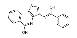 N-(4-benzamidothiophen-3-yl)benzamide结构式
