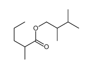 2,3-dimethylbutyl 2-methylpentanoate Structure