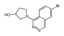 1-(6-bromophthalazin-1-yl)pyrrolidin-3-ol Structure