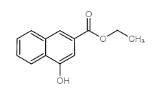 4-羟基萘-2-羧酸乙酯结构式