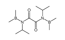 N,N'-bis(dimethylboranyl)-N,N'-di(propan-2-yl)oxamide结构式