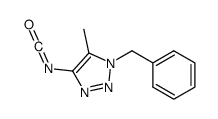 1-Benzyl-4-isocyanato-5-methyl-1H-1,2,3-triazole结构式