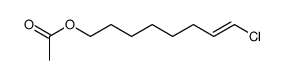(E)-8-chloro-7-octen-1-yl acetate结构式