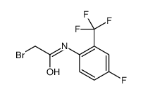 2-bromo-N-[4-fluoro-2-(trifluoromethyl)phenyl]acetamide Structure