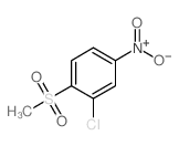 3-氯-4-甲砜基硝基苯结构式
