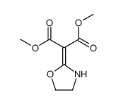 dimethyl 2-(1,3-oxazolidin-2-ylidene)propanedioate结构式