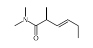 N,N,2-trimethylhex-3-enamide结构式