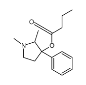 (1,2-dimethyl-3-phenylpyrrolidin-3-yl) butanoate Structure