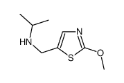 Isopropyl-(2-methoxy-thiazol-5-ylmethyl)-amine结构式
