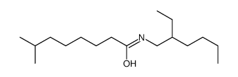 N-(2-乙己基)异壬酰胺结构式