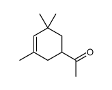 1-(3,5,5-trimethyl-3-cyclohexen-1-yl)ethan-1-one Structure