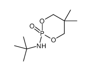 N-tert-butyl-5,5-dimethyl-2-oxo-1,3,2λ5-dioxaphosphinan-2-amine结构式