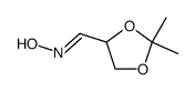 2,3-O-isopropylidene-D-glyceraldoxime结构式