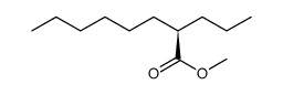 Octanoic acid, 2-propyl-, methyl ester, (2R) Structure