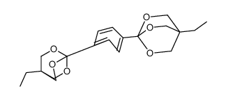 1-ethyl-4-[3-(1-ethyl-3,5,8-trioxabicyclo[2.2.2]octan-4-yl)phenyl]-3,5,8-trioxabicyclo[2.2.2]octane结构式