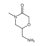 6-(Aminomethyl)-4-methyl-3-morpholinone结构式