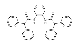 N-(2-diphenylacetylaminophenyl)-2,2-diphenylacetamide Structure