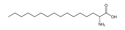 2-AMINOHEXADECANOIC ACID Structure