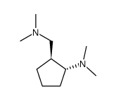 (trans()-2-dimethylaminomethyl-cyclopentyl)-dimethyl-amine结构式