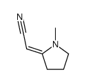 2-(1-methylpyrrolidin-2-ylidene)acetonitrile Structure