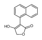 4-hydroxy-3-(naphthalen-1-yl)furan-2(5H)-one Structure