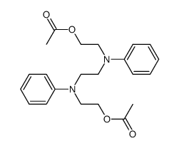 N,N'-Diphenyl-N,N'-bis-(2-acetoxy-aethyl)-aethylendiamin Structure