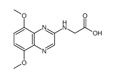 N-(5,8-dimethoxy-quinoxalin-2-yl)-glycine Structure