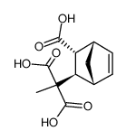 (+/-)-(3endo-carboxy-norborn-5-ene-2exo-yl)-methyl-malonic acid结构式