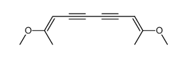 2,9-dimethoxy-deca-2,8-diene-4,6-diyne Structure