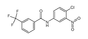 N-(4-chloro-3-nitrophenyl)-3-(trifluoromethyl)benzamide结构式