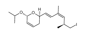 (2R,6R)-2-((S,1E,3Z)-6-iodo-3,5-dimethylhexa-1,3-dienyl)-6-isopropoxy-3,6-dihydro-2H-pyran结构式