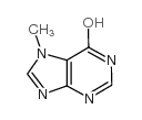 6H-Purin-6-one,1,7-dihydro-7-methyl- structure