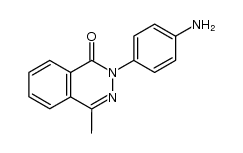 2-(4-AMINO-PHENYL)-4-METHYL-2 H-PHTHALAZIN-1-ONE结构式