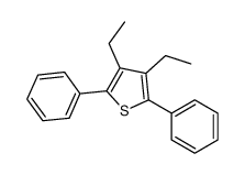 3,4-diethyl-2,5-diphenylthiophene Structure