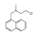 2-chloro-N-methyl-N-(naphthalen-1-ylmethyl)ethanamine结构式