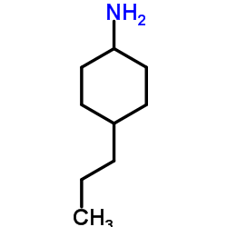4-丙基环己胺结构式