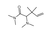 2-(dimethylamino)-N,N,3,3-tetramethylpent-4-enamide结构式