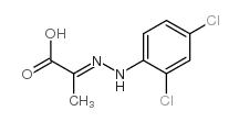 2-[(2,4-二氯苯基)-肼基]-丙酸结构式